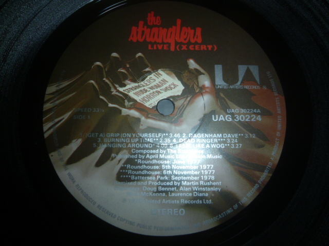 画像: STRANGLERS/LIVE (X CERT)