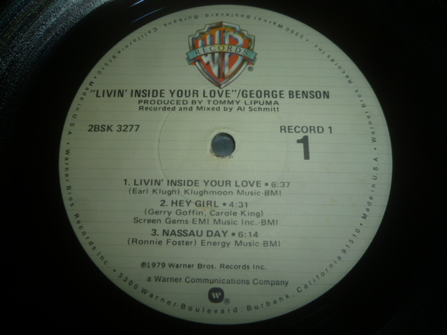 画像: GEORGE BENSON/LIVIN' INSIDE YOUR LOVE