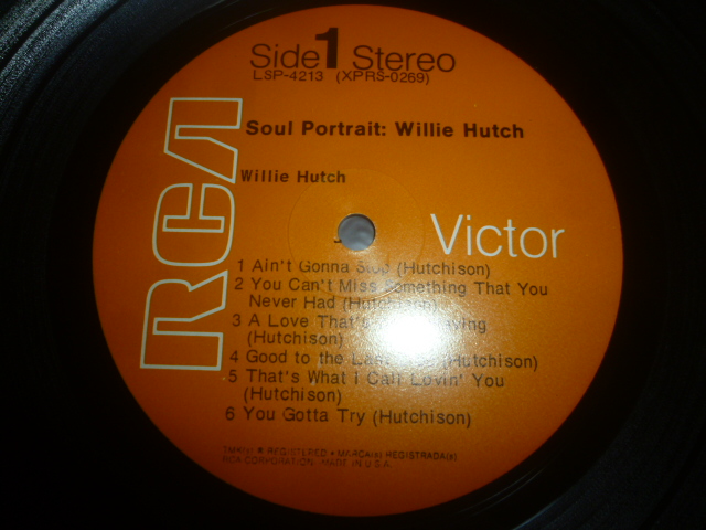 画像: WILLIE HUTCH/SOUL PORTRAIT