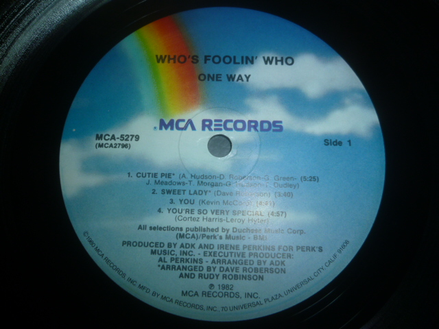 画像: ONE WAY/WHO'S FOOLIN' WHO