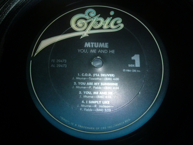 画像: MTUME/YOU, ME AND HE