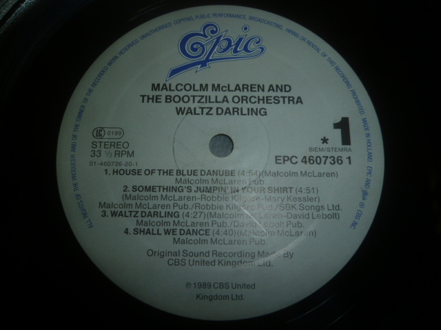 画像: MALCOLM McLAREN & THE BOOTZILLA ORCHESTRA/WALTZ DARLING