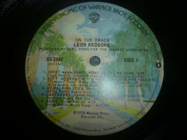 画像: LEON REDBONE/ON THE TRACK