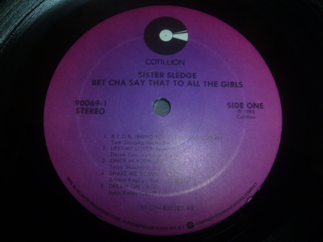 画像: SISTER SLEDGE/BET CHA SAY THAT TO ALL THE GIRLS