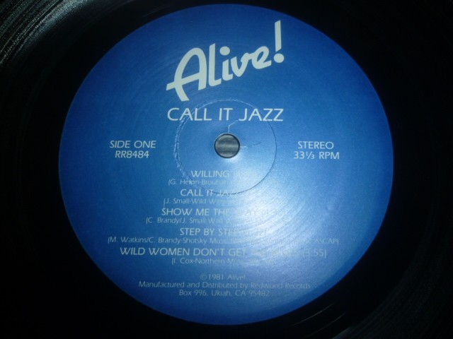 画像: ALIVE!/CALL IT JAZZ