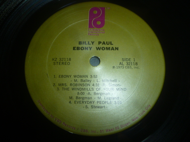 画像: BILLY PAUL/EBONY WOMAN