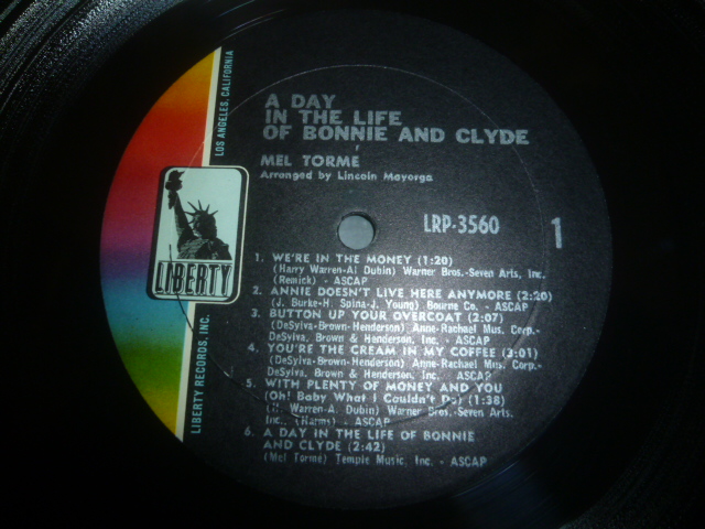 画像: MEL TORME/A DAY IN THE LIFE OF BONNIE & CLYDE