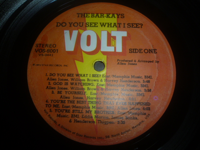 画像: BAR-KAYS/DO YOU SEE WHAT I SEE?