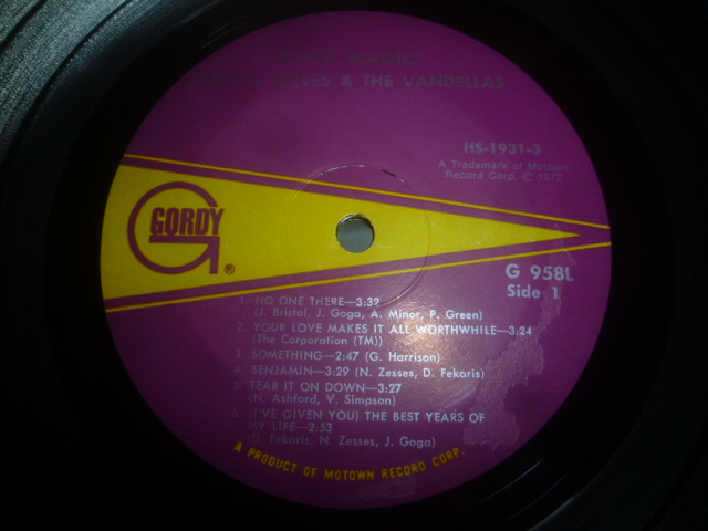画像: MARTHA REEVES & THE VANDELLAS/BLACK MAGIC