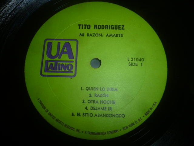 画像: TITO RODRIGUEZ/MI RAZON: AMARTE