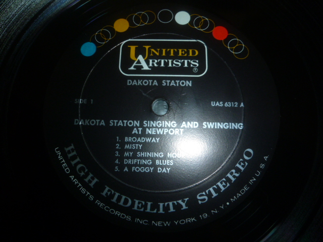 画像: DAKOTA STATON/LIVE AND SWINGING