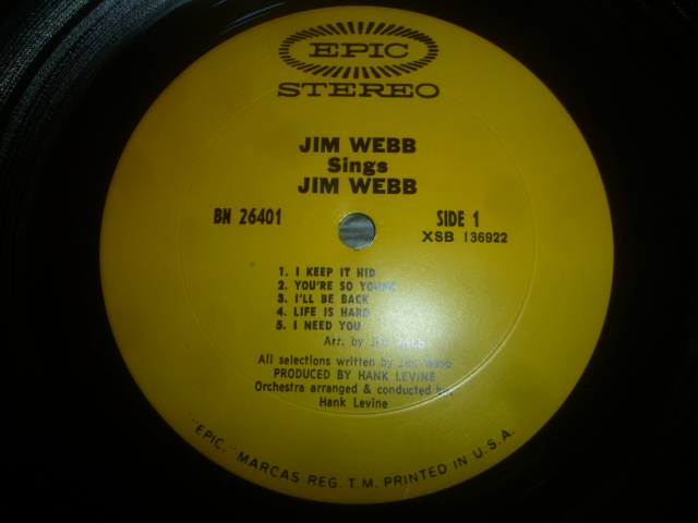 画像: JIM WEBB/SINGS JIM WEBB