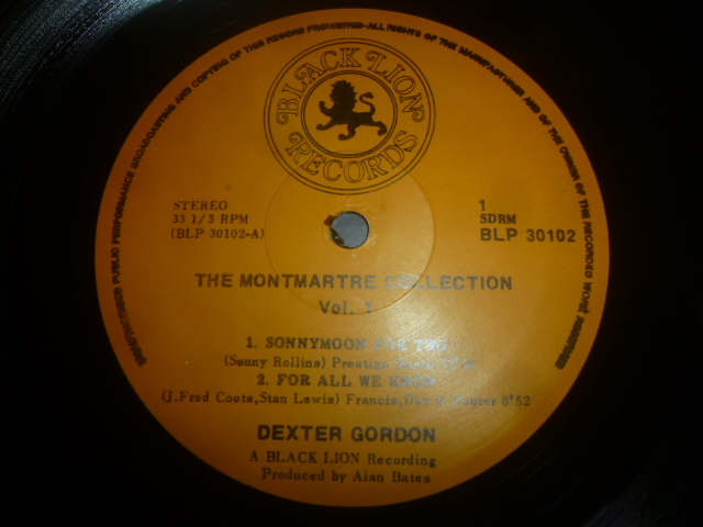 画像: DEXTER GORDON/THE MONTMARTRE COLLECTION VOL.1