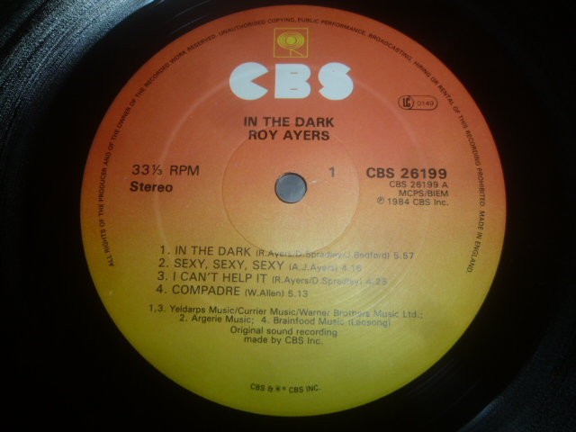 画像: ROY AYERS/IN THE DARK