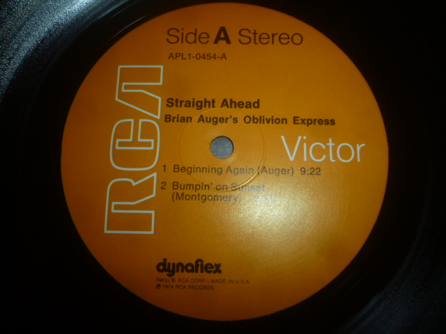 画像: BRIAN AUGER'S OBLIVION EXPRESS/STRAIGHT AHEAD