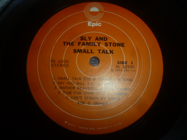 画像: SLY & THE FAMILY STONE/SMALL TALK