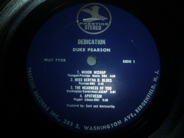 画像: DUKE PEARSON/DEDICATION