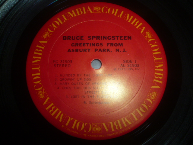 画像: BRUCE SPRINGSTEEN/GREETINGS FROM ASBURY PARK, N.J.