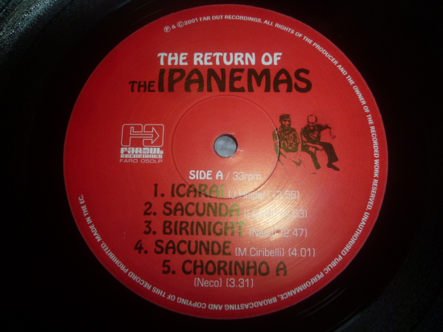 画像: IPANEMAS/THE RETURN OF THE IPANEMAS