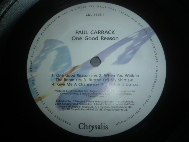 画像: PAUL CARRACK/ONE GOOD REASON
