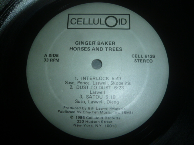 画像: GINGER BAKER/HORSES AND TREES