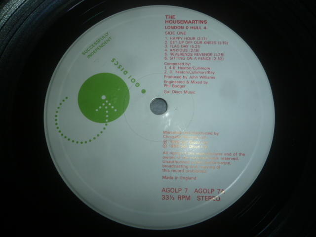 画像: HOUSEMARTINS/LONDON 0 HULL 4