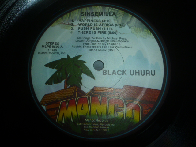 画像: BLACK UHURU/SINSEMILLA