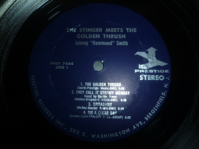 画像: JOHNNY "HAMMOND" SMITH/THE STINGER MEETS THE GOLDEN THRUSH