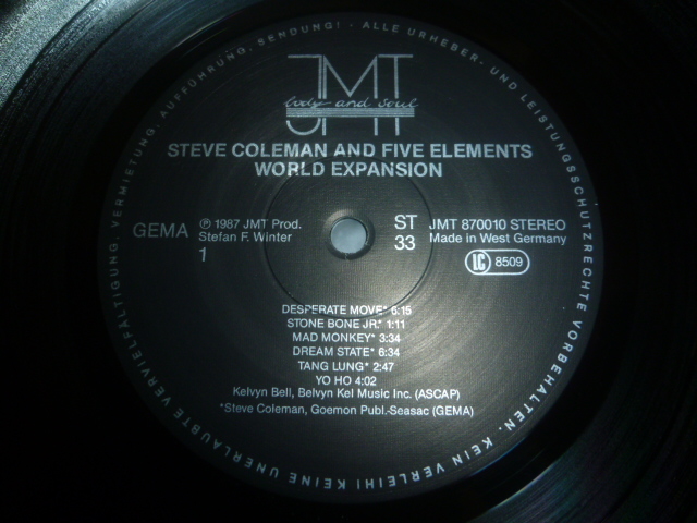 画像: STEVE COLEMAN & FIVE ELEMENTS/WORLD EXPANSION