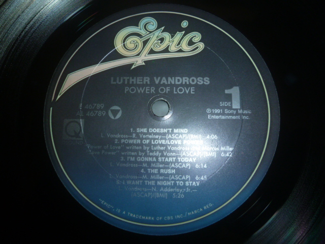 画像: LUTHER VANDROSS/POWER OF LOVE