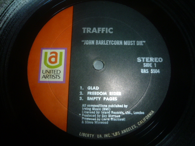 画像: TRAFFIC/JOHN BARLEYCORN MUST DIE