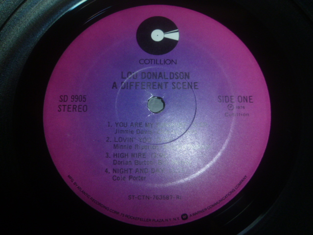 画像: LOU DONALDSON/A DIFFERENT SCENE