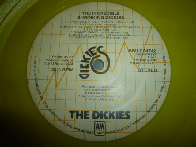 画像: DICKIES/THE INCREDIBLE SHRINKING DICKIES