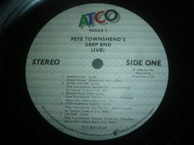 画像: PETE TOWNSHEND'S DEEP END/LIVE!