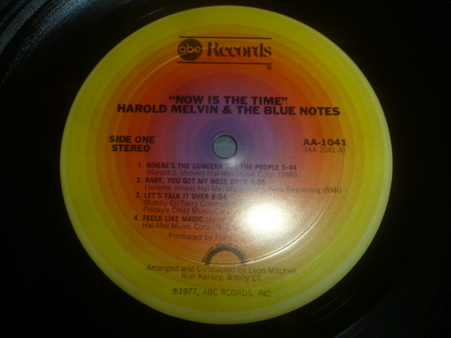 画像: HAROLD MELVIN & THE BLUE NOTES/NOW IS THE TIME
