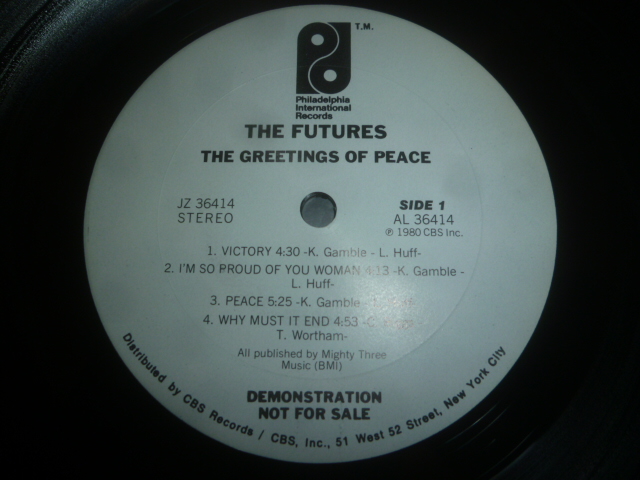 画像: FUTURES/THE GREETINGS OF PEACE