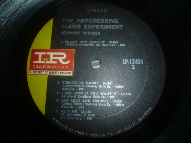 画像: JOHNNY WINTER/THE PROGRESSIVE BLUES EXPERIMENT