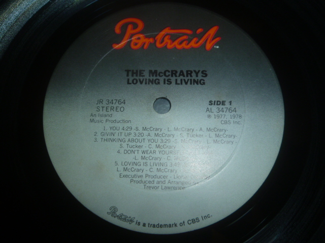 画像: McCRARYS/LOVING IS LIVING