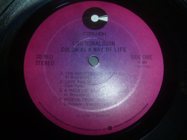 画像: LOU DONALDSON/COLOR AS A WAY OF LIFE