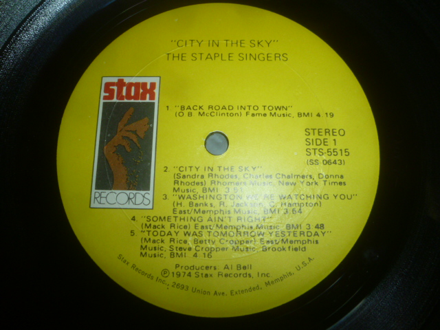 画像: STAPLE SINGERS/CITY IN THE SKY