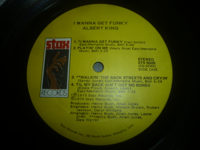 画像: ALBERT KING/I WANNA GET FUNKY