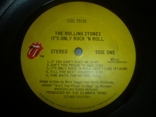 画像: ROLLING STONES/IT'S ONLY ROCK 'N ROLL