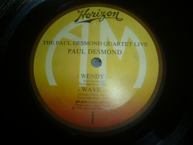 画像: PAUL DESMOND/THE PAUL DESMOND QUARTET LIVE