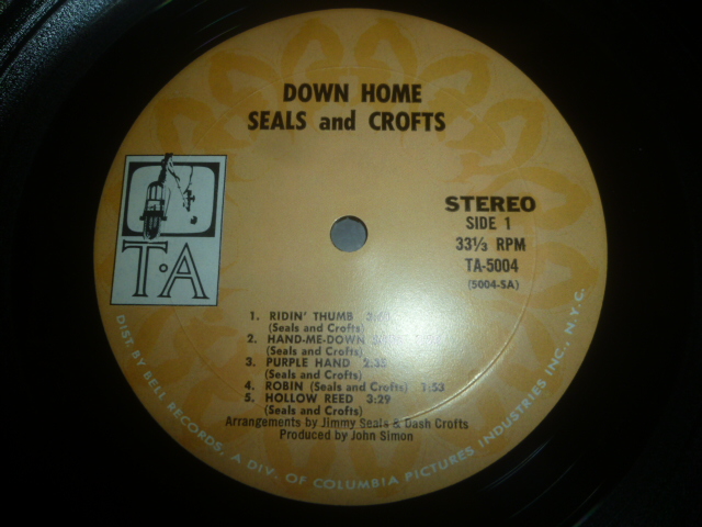 画像: SEALS AND CROFTS/DOWN HOME
