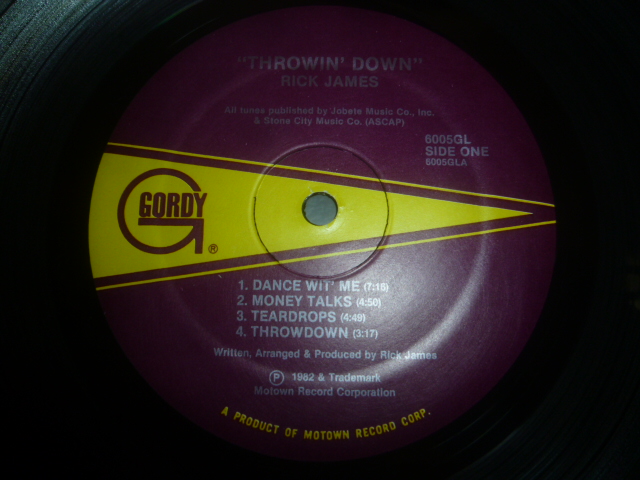 画像: RICK JAMES/THROWIN' DOWN
