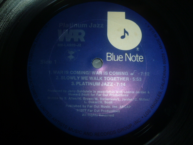 画像: WAR/PLATINUM JAZZ