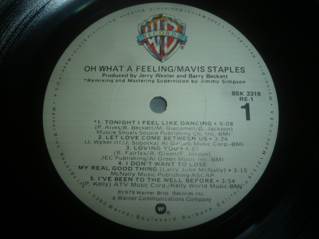 画像: MAVIS STAPLES/OH WHAT A FEELING