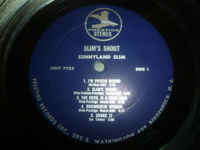 画像: SUNNYLAND SLIM/SLIM'S SHOUT