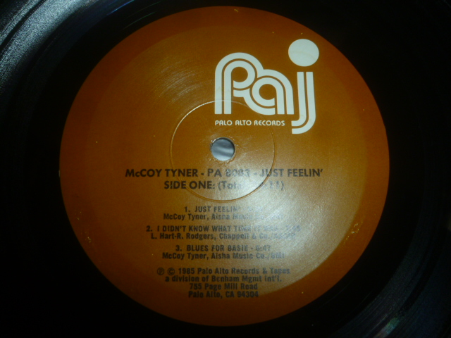 画像: McCOY TYNER/JUST FEELIN'