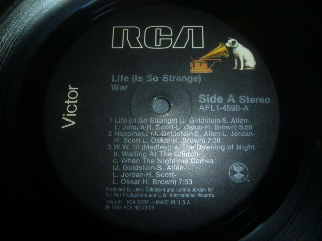 画像: WAR/LIFE (IS SO STRANGE)